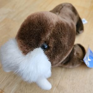 Sea World Walrus Plush Toy with Tags circa 1985